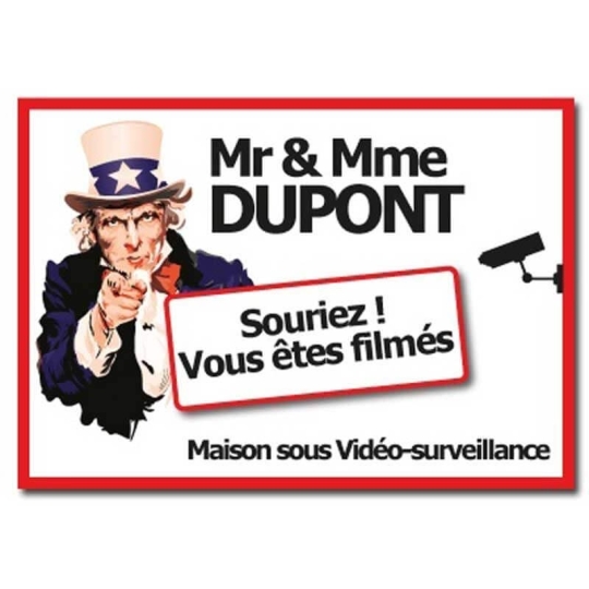 plaque surveillance Oncle Sam plaque surveillance Oncle Sam