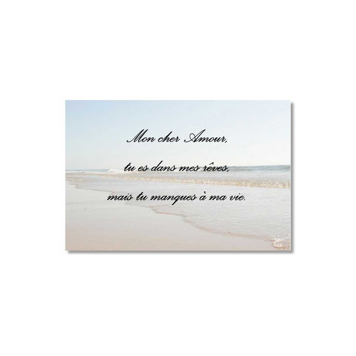plaque impression quadri plexi photo plage