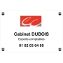 plaque expert comptable imprimée
