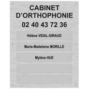 Mulptiplaques pour cabinet médical / bureaux | Plaque Personnalisée