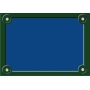 plaque de rue aimantée pour coller sur un frigo ou support métallique