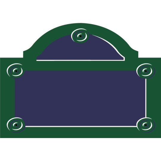 Plaque de rue - avenue de Paris Réplique identique pour cadeau pas cher