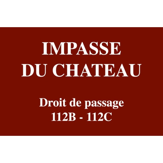 Plaque de rue original en aluminium ou en PVC - Direct Fabricant Plaque de rue original en aluminium ou en PVC - Direct Fabricant