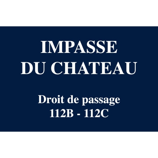 plaque de rue plaque de rue