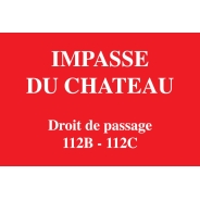 Plaque de rue original en aluminium ou en PVC - Direct Fabricant