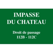 Plaque de rue original en aluminium ou en PVC - Direct Fabricant