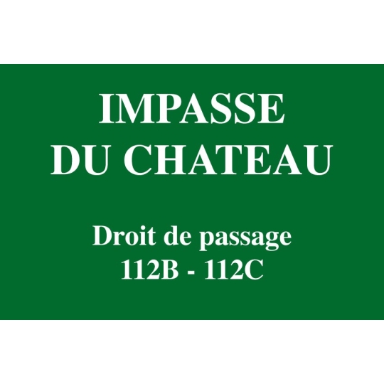 Plaque de rue original en aluminium ou en PVC - Direct Fabricant Plaque de rue original en aluminium ou en PVC - Direct Fabricant