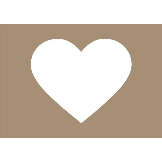 Plaque à offrir pour un cadeau tout en amour - 4 photos - Texte Coeur