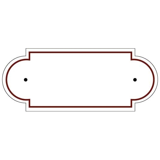 Plaque de cimetière avec forme de découpe originale - Inter-Funéraire Plaque de cimetière avec forme de découpe originale - Inter-Funéraire