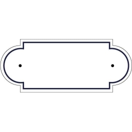 Plaque de cimetière avec forme de découpe originale - Inter-Funéraire