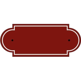 Plaque de cimetière avec forme de découpe originale - Inter-Funéraire