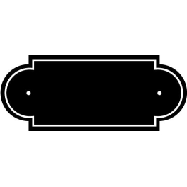 Plaque de cimetière avec forme de découpe originale - Inter-Funéraire