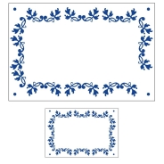 Pack Numéro de rue décoré + plaque de rue - Aspect ancien & vintage