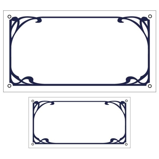 Lot de plaque de maison/ numéro emaillé ART DECO | Plaque Personnalisée Lot de plaque de maison/ numéro emaillé ART DECO | Plaque Personnalisée