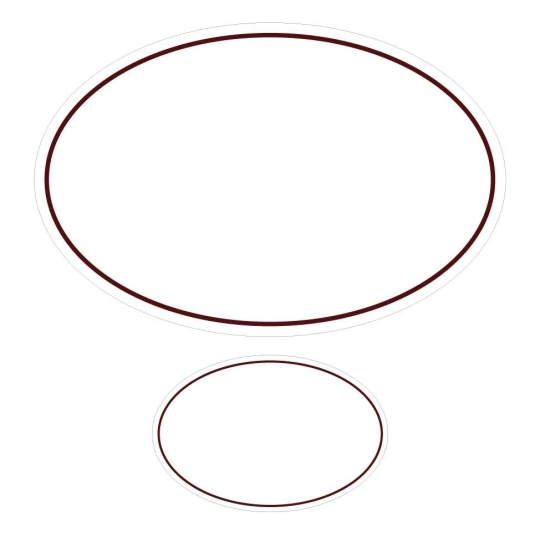 Plaque de Maison / Numéro Assorti Ovale Emaillée | Plaque Personalisée Plaque de Maison / Numéro Assorti Ovale Emaillée | Plaque Personalisée