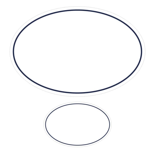 Plaque de Maison / Numéro Assorti Ovale Emaillée | Plaque Personalisée Plaque de Maison / Numéro Assorti Ovale Emaillée | Plaque Personalisée