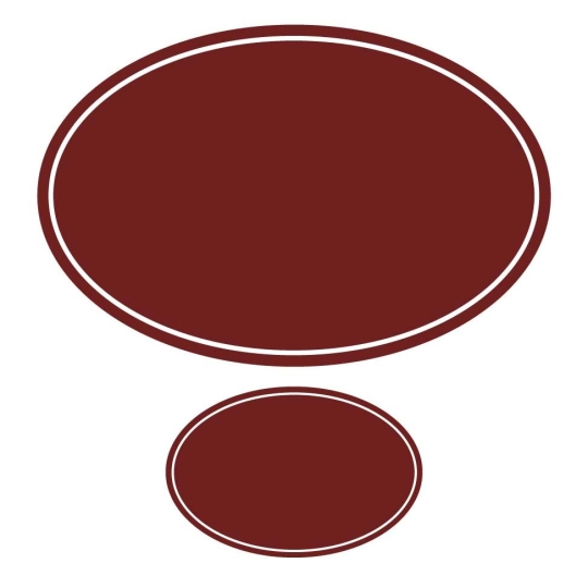 Plaque de Maison / Numéro Assorti Ovale Emaillée | Plaque Personalisée Plaque de Maison / Numéro Assorti Ovale Emaillée | Plaque Personalisée