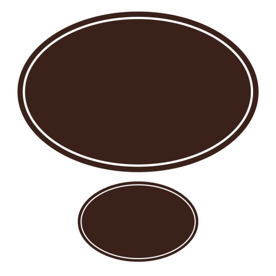 Plaque de Maison / Numéro Assorti Ovale Emaillée | Plaque Personalisée Plaque de Maison / Numéro Assorti Ovale Emaillée | Plaque Personalisée