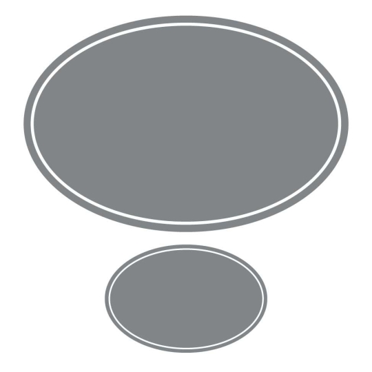 Plaque de Maison / Numéro Assorti Ovale Emaillée | Plaque Personalisée Plaque de Maison / Numéro Assorti Ovale Emaillée | Plaque Personalisée