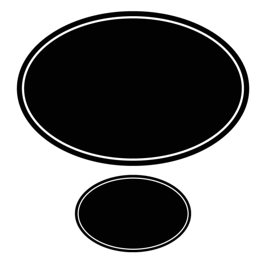 Plaque de Maison / Numéro Assorti Ovale Emaillée | Plaque Personalisée Plaque de Maison / Numéro Assorti Ovale Emaillée | Plaque Personalisée