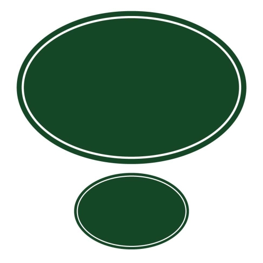 Plaque de Maison / Numéro Assorti Ovale Emaillée | Plaque Personalisée Plaque de Maison / Numéro Assorti Ovale Emaillée | Plaque Personalisée