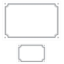Lot plaque émaillée + numéro assorti Liseret Lot plaque émaillée + numéro assorti Liseret