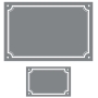 Lot plaque émaillée + numéro assorti Liseret Lot plaque émaillée + numéro assorti Liseret