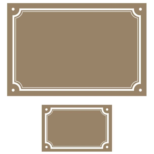 Plaque émaillée + numéro assorti avec liseret | Plaque Personnalisée Plaque émaillée + numéro assorti avec liseret | Plaque Personnalisée