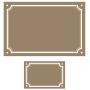 Lot plaque émaillée + numéro assorti Liseret Lot plaque émaillée + numéro assorti Liseret