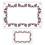 Lot de 1 plaque + 1 numéro de maison emaillé Fleuri - 12 couleurs au choix Lot de 1 plaque + 1 numéro de maison emaillé Fleuri - 12 couleurs au choix