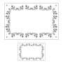 Lot de 1 plaque + 1 numéro de maison emaillé Fleuri - 12 couleurs au choix Lot de 1 plaque + 1 numéro de maison emaillé Fleuri - 12 couleurs au choix