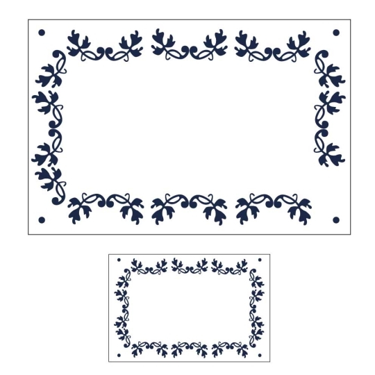 Lot de 1 plaque + 1 numéro de maison emaillé Fleuri - 12 couleurs au choix Lot de 1 plaque + 1 numéro de maison emaillé Fleuri - 12 couleurs au choix