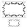 Lot de 1 plaque + 1 numéro de maison emaillé Fleuri - 12 couleurs au choix Lot de 1 plaque + 1 numéro de maison emaillé Fleuri - 12 couleurs au choix