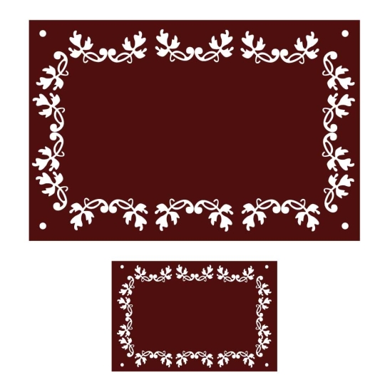 Lot de 1 plaque + 1 numéro de maison emaillé Fleuri - 12 couleurs au choix Lot de 1 plaque + 1 numéro de maison emaillé Fleuri - 12 couleurs au choix