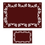 Lot de 1 plaque + 1 numéro de maison emaillé Fleuri - 12 couleurs au choix Lot de 1 plaque + 1 numéro de maison emaillé Fleuri - 12 couleurs au choix