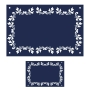 Lot de 1 plaque + 1 numéro de maison emaillé Fleuri - 12 couleurs au choix Lot de 1 plaque + 1 numéro de maison emaillé Fleuri - 12 couleurs au choix