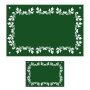 Lot de 1 plaque + 1 numéro de maison emaillé Fleuri - 12 couleurs au choix Lot de 1 plaque + 1 numéro de maison emaillé Fleuri - 12 couleurs au choix