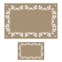 Lot de 1 plaque + 1 numéro de maison emaillé Fleuri - 12 couleurs au choix Lot de 1 plaque + 1 numéro de maison emaillé Fleuri - 12 couleurs au choix