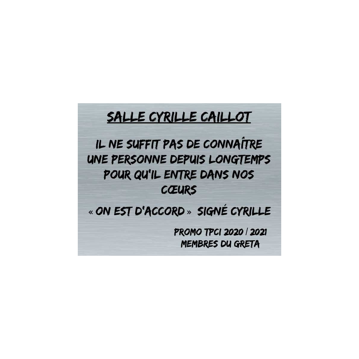 Commande HOUSSIN