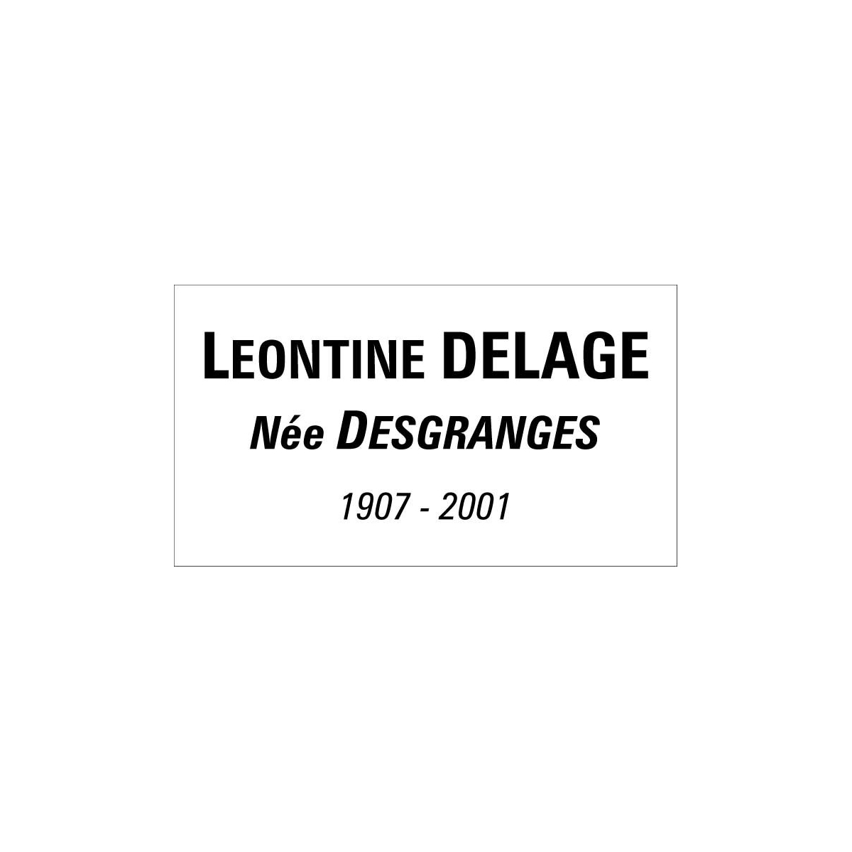 Commande DELAGE Commande DELAGE