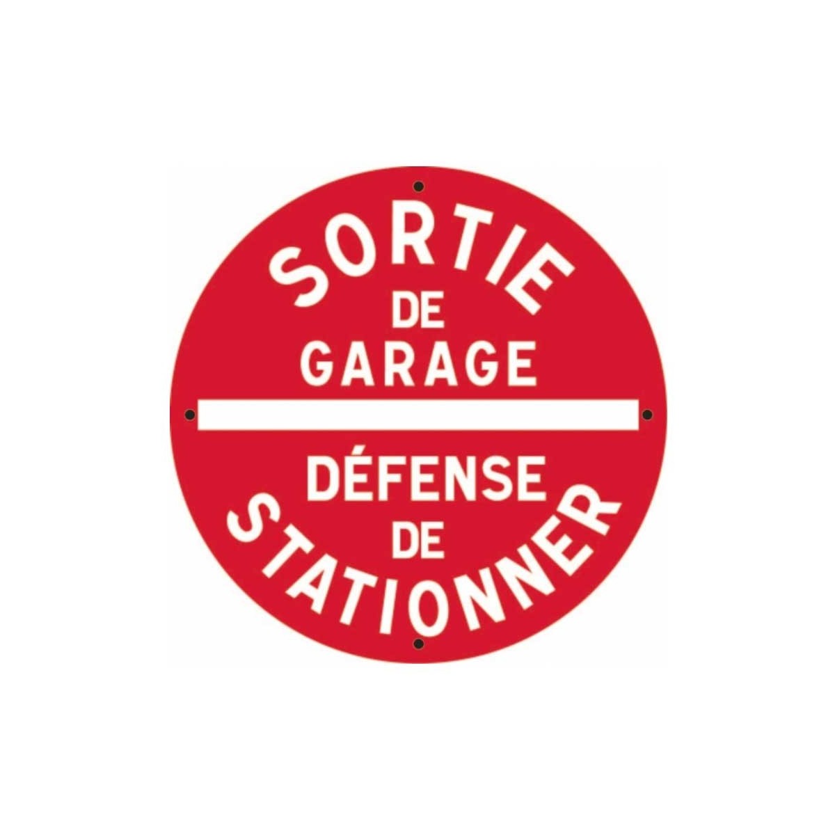 Plaque ronde
