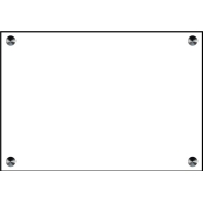 PLEXIGLASS - Achat Plaque Commémorative Bâtiment - Toute dimension