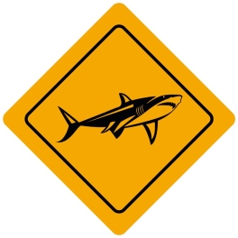Plaque de signalisation Humoristique - Thème Australie - Forme losange