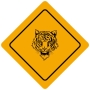 Plaque de signalisation Humoristique - Thème Australie - Forme losange Plaque de signalisation Humoristique - Thème Australie - Forme losange