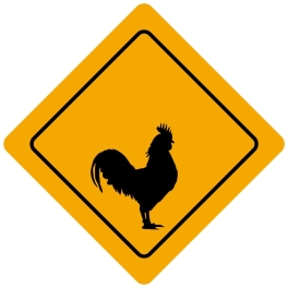 Plaque de signalisation Humoristique - Thème Australie - Forme losange