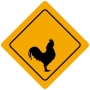 Plaque de signalisation Humoristique - Thème Australie - Forme losange Plaque de signalisation Humoristique - Thème Australie - Forme losange