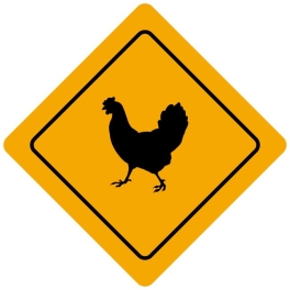 Plaque de signalisation Humoristique - Thème Australie - Forme losange