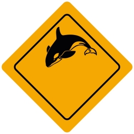 Plaque de signalisation Humoristique - Thème Australie - Forme losange