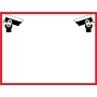 Panneau vidéo surveillance avec pictogramme - support pvc imprimé HD