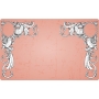 Plaque pour voiture de mariage - format US - Visuel unique - rigide Plaque pour voiture de mariage - format US - Visuel unique - rigide